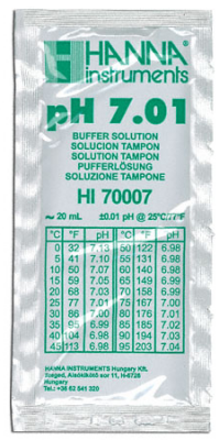 pH 7.01 Buffer Solution - 20ml sachets