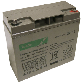 Lucas Rechargeable 12V 18Ah Battery