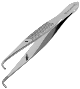 Forceps: F4 - Sharp/Curved/115mm/ EQ