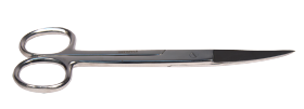 Dissecting Scissors: Curved/Pointed/150mm/ EQ