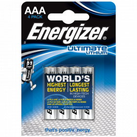 AAA Lithium Battery (LR03): 4 Pack