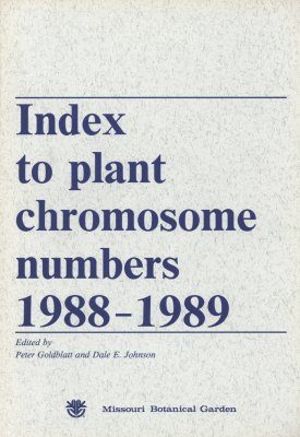Index to Plant Chromosome Numbers, 1988-1989