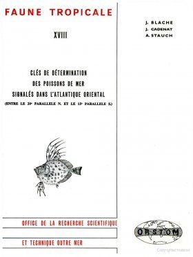 Cles de Determination des Poissons de Mer Signales Dans Atlantique Oriental