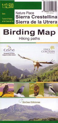 Birding Map of the Natural Parks of Sierra Crestellina and Sierra de la Utrera (Casares, Málaga) / Mapa Ornitológico del Paraje Natural de Sierra Crestellina y de la Sierra de la Utrera (Casares, Málaga)