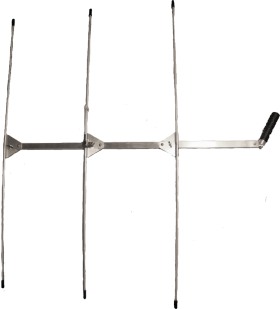Short 3-Element Yagi Handheld Antenna 151 MHz