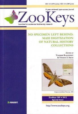 ZooKeys 209: No specimen left behind: mass digitization of natural history collections