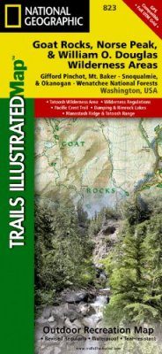 Washington State: Map for Goat Rocks & Norse Peak Wilderness Area, Gifford-Pinchot & Okanogan-Wenatchee National Forests