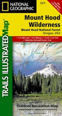 Oregon: Map for Mount Hood Wilderness