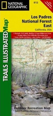 California: Map for Los Padres National Forest, East