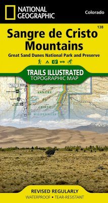 Colorado: Map for Sangre De Cristo Mountains, Great Sand Dunes National Park