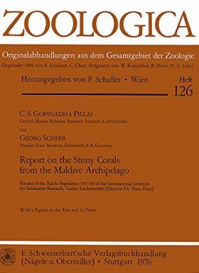Report on the Stony Corals from the Maldive Archipelago