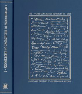 Contributions to the History of Herpetology, Volume 3