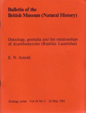 Bulletin of the British Museum (Zoology), Vol. 44, No. 5