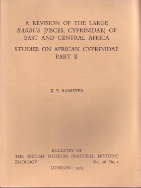 Bulletin of the British Museum (Zoology), Vol. 26, No. 1
