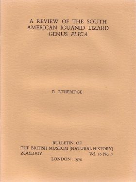 Bulletin of the British Museum (Zoology), Vol. 19, No. 7