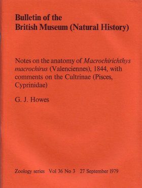 Bulletin of the British Museum (Zoology), Vol. 36, No. 3