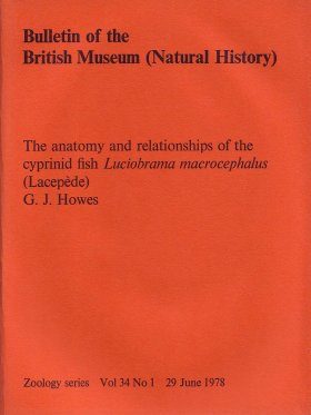 Bulletin of the British Museum (Zoology), Vol. 34, No. 1