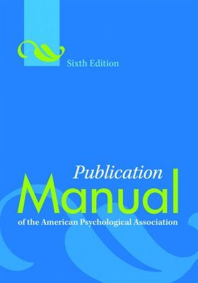 Publication Manual of the American Psychological Association
