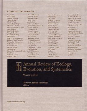 Annual Review of Ecology, Evolution, and Systematics, Volume 43