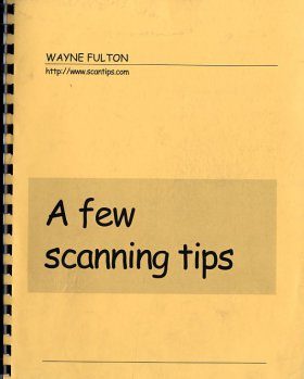 A Few Scanning Tips
