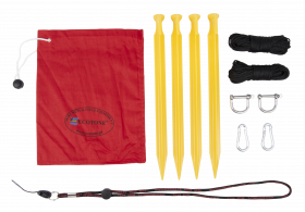 Aluminium Mist Net Pole Mounting Set