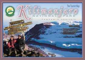 The Tourist Map of Kilimanjaro National Park, Tanzania 2009/2010