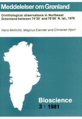 Ornithological Observations in Northeast Greenland Between 74°30' and 76°00' N. Lat., 1976
