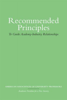 Recommended Principles to Guide Academy-Industry Relationships