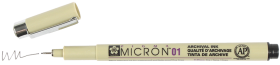 Sakura Pigma Micron Pen: Size 01