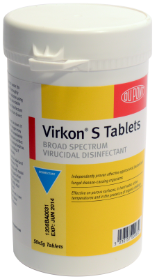 Virkon S Broad Spectrum Disinfectant Tablets - 50 x 5g