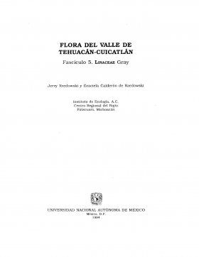 Flora del Valle de Tehuacán-Cuicatlán, Volume 5: Linaceae