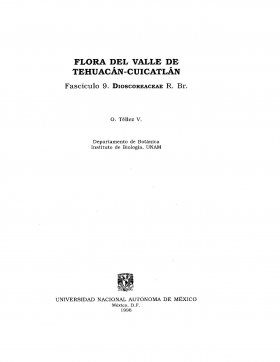 Flora del Valle de Tehuacán-Cuicatlán, Volume 9: Dioscoreaceae
