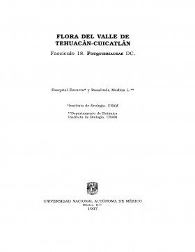 Flora del Valle de Tehuacán-Cuicatlán, Volume 18: Fouquieriaceae