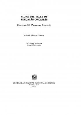 Flora del Valle de Tehuacán-Cuicatlán, Volume 28: Fagaceae