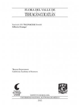 Flora del Valle de Tehuacán-Cuicatlán, Volume 103: Talinaceae