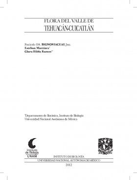Flora del Valle de Tehuacán-Cuicatlán, Volume 104: Bignoniaceae