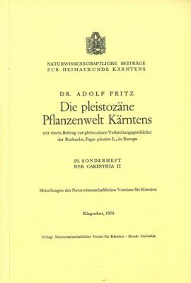 Die Pleistozäne Pflanzenwelt Kärntens