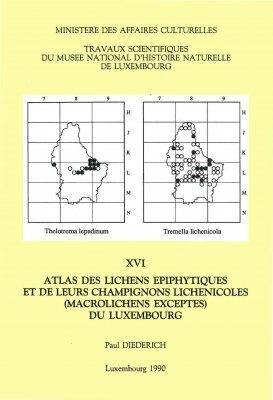 Ferrantia, Volume 16: Atlas des Lichens Epiphytiques et de Leurs Champignons Lichenicoles (Macrolichens exeptés) du Luxembourg