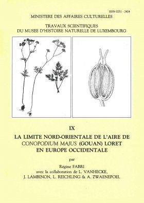 Ferrantia, Volume 9: La Limite Nord-Orientale de l'Aire de Conopodium majus (Gouan) Loret en Europe Occidentale