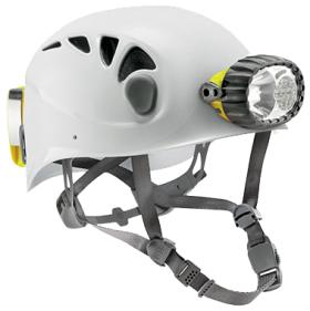 Petzl Spelios Caving Helmet with Hybrid Lighting