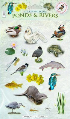 Sticker Play Scenes: Ponds & Rivers