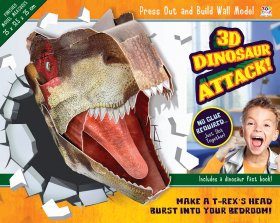 3D Dinosaur Attack! - Press Out & Build Wall Art