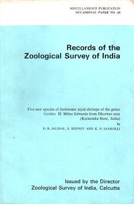 Five New Species of Freshwater Atyid Shrimps of the Genus Caridina H. Milne Edwards from Dharwar area, Karnataka State, India