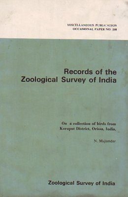 Collection of Birds from Koraput District, Orissa, India