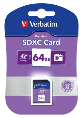 Verbatim Class 10 SDXC Memory Card