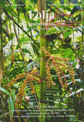 Folia Malaysiana, Volume 15(1)