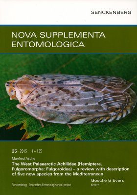 The West Palaearctic Achilidae (Hemiptera, Fulgoromorpha: Fulgoroidea)