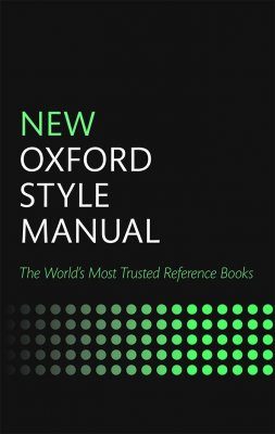 New Oxford Style Manual
