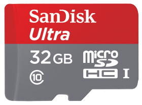SanDisk Ultra microSDHC Memory Cards (Class 10)