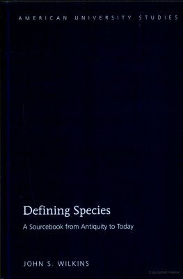 Defining Species